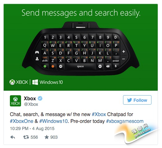 Xbox Oneֱ ΢ƳQWERTY